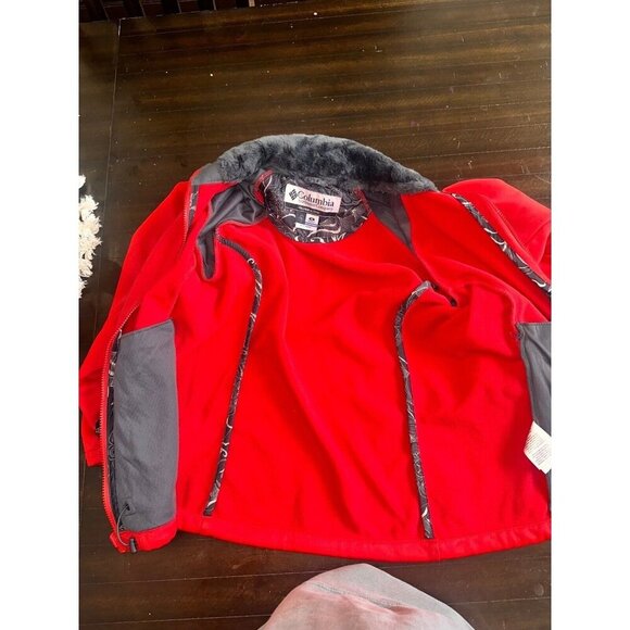 Columbia Interchange base layer full zip jacket only w/faux-fur collar small - Picture 4 of 4